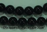 CTG21 15.5 inches 6mm round B grade black agate beads wholesale