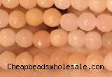 CTG2218 15 inches 2mm,3mm faceted round red aventurine jade beads