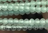 CTG2249 15 inches 2mm faceted round natural prehnite beads