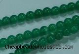 CTG23 15.5 inches 3mm round tiny green agate beads wholesale