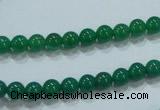 CTG25 15.5 inches 4mm round tiny green agate beads wholesale