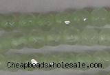 CTG302 15.5 inches 3mm faceted round ting prehnite agate beads