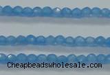 CTG409 15.5 inches 2mm faceted round tiny dyed candy jade beads