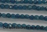 CTG410 15.5 inches 2mm faceted round tiny dyed candy jade beads