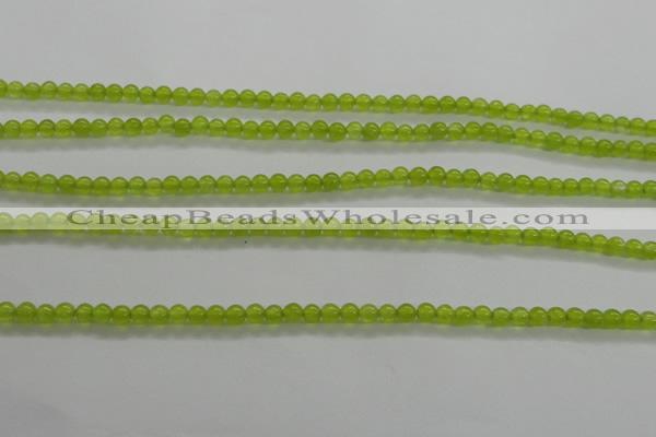 CTG430 15.5 inches 2mm round tiny dyed candy jade beads wholesale