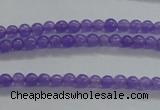 CTG433 15.5 inches 2mm round tiny dyed candy jade beads wholesale