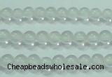 CTG44 15.5 inches 2mm round tiny white crystal beads wholesale