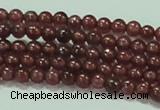 CTG53 15.5 inches 2mm round grade AA tiny garnet beads wholesale