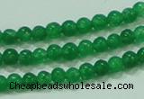 CTG61 15.5 inches 2mm round tiny dyed white jade beads wholesale