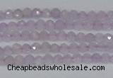 CTG621 15.5 inches 2mm faceted round lavender amethyst beads