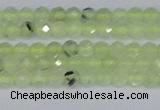 CTG632 15.5 inches 3mm faceted round prehnite gemstone beads