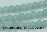 CTG66 15.5 inches 3mm round tiny dyed white jade beads wholesale