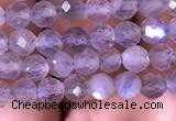 CTG703 15.5 inches 5mm faceted round tiny labradorite beads