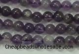 CTG72 15.5 inches 3mm round grade AB tiny amethyst beads wholesale