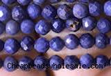 CTG788 15.5 inches 2mm faceted round tiny sapphire gemstone beads