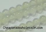 CTG79 15.5 inches 3mm round tiny white chalcedony beads wholesale