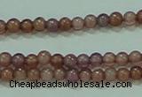 CTG89 15.5 inches 1.5mm round grade B tiny garnet beads wholesale