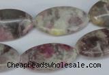 CTO213 15.5 inches 16*28mm marquise pink tourmaline gemstone beads