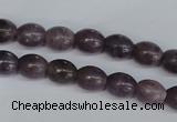 CTO230 15.5 inches 8*10mm rice tourmaline gemstone beads