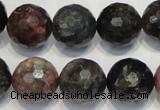 CTO32 15.5 inches 16mm faceted round natural tourmaline beads