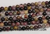 CTO355 15.5 inches 4mm round natural tourmaline gemstone beads