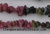 CTO394 15.5 inches 4*6mm - 5*8mm tourmaline chips gemstone beads