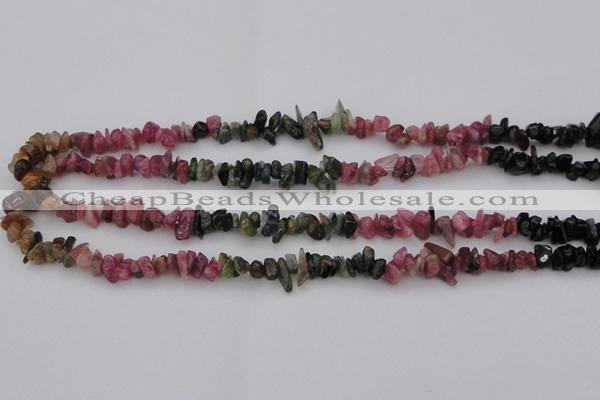 CTO394 15.5 inches 4*6mm - 5*8mm tourmaline chips gemstone beads