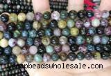 CTO697 15.5 inches 8mm round tourmaline gemstone beads