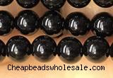 CTO700 15.5 inches 4mm round black tourmaline beads wholesale