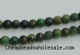 CTP02 15.5 inches 6mm round yellow green pine gemstone beads wholesale