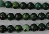 CTP202 15.5 inches 8mm round yellow pine turquoise beads wholesale