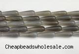 CTR410 15.5 inches 10*30mm teardrop agate beads wholesale