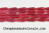 CTR419 15.5 inches 10*30mm teardrop agate beads wholesale