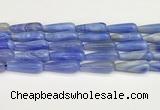 CTR425 15.5 inches 10*30mm teardrop agate beads wholesale