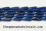 CTR428 15.5 inches 10*30mm teardrop agate beads wholesale