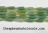 CTR431 15.5 inches 10*30mm teardrop agate beads wholesale