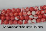 CTU1000 15.5 inches 4mm round synthetic turquoise beads wholesale