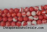 CTU1001 15.5 inches 6mm round synthetic turquoise beads wholesale