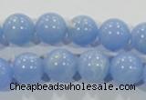 CTU1736 15.5 inches 14mm round synthetic turquoise beads