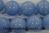 CTU1739 15.5 inches 20mm round synthetic turquoise beads