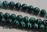 CTU2403 15.5 inches 6mm round synthetic turquoise beads