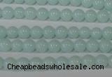 CTU2564 15.5 inches 6mm round synthetic turquoise beads