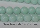 CTU2566 15.5 inches 10mm round synthetic turquoise beads