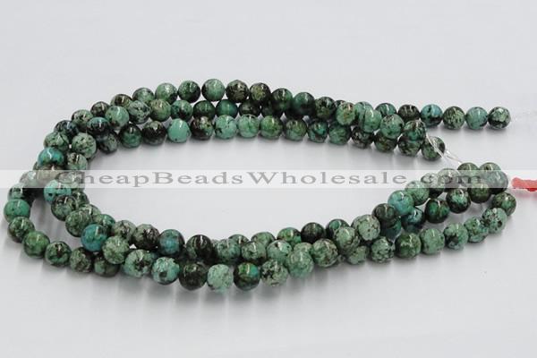 CTU401 15.5 inches 12mm round African turquoise beads wholesale