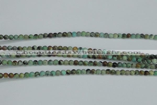 CTU560 15.5 inches 3mm round african turquoise beads wholesale