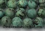 CTU576 15.5 inches 6mm round african turquoise beads wholesale