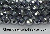 CTZ610 15.5 inches 4mm faceted round terahertz beads wholesale