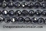 CTZ620 15.5 inches 4mm faceted round terahertz beads wholesale