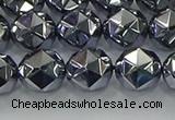 CTZ632 15.5 inches 8mm faceted nuggets terahertz beads wholesale