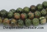 CUG04 15.5 inches 8mm round unakite gemstone beads wholesale